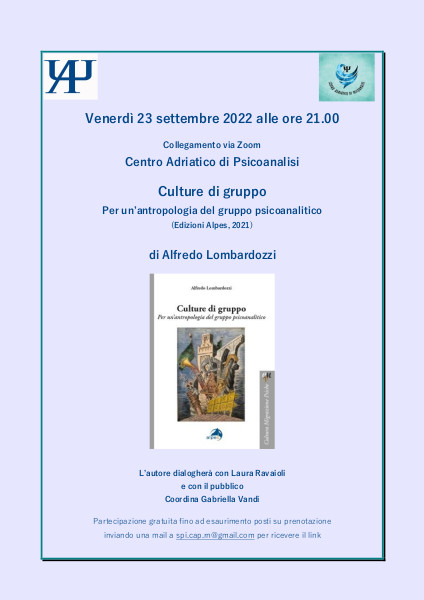 Locandina presentazione CultureDiGruppo
